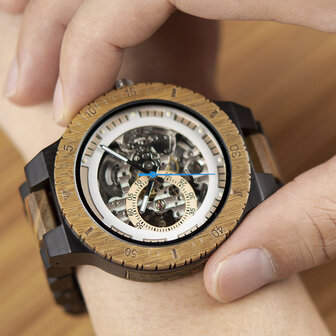 big watch from wood