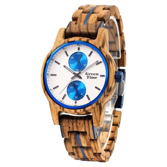 stijlvol houten dames horloge
