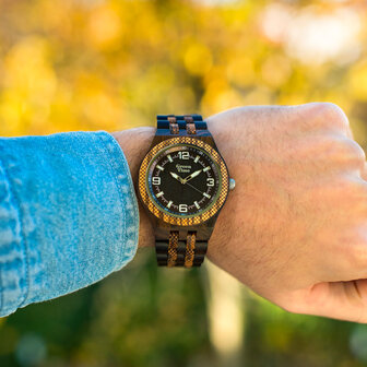 duo color watch wood