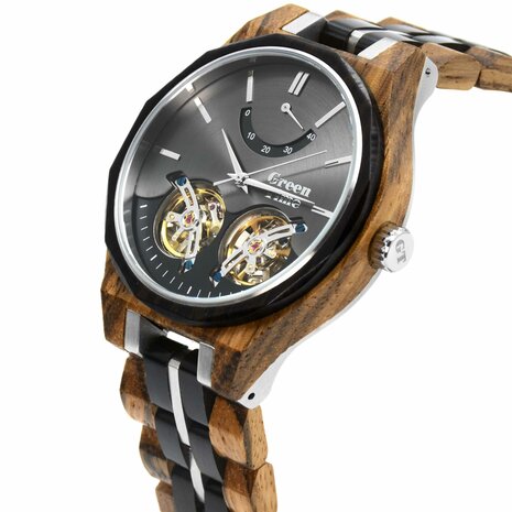 wooden watch Greentime
