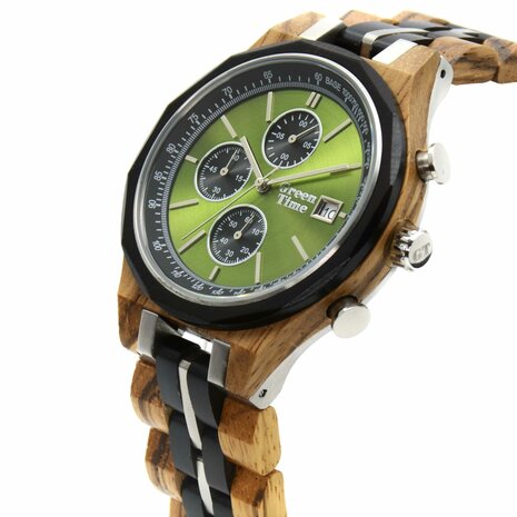 steel wood watch