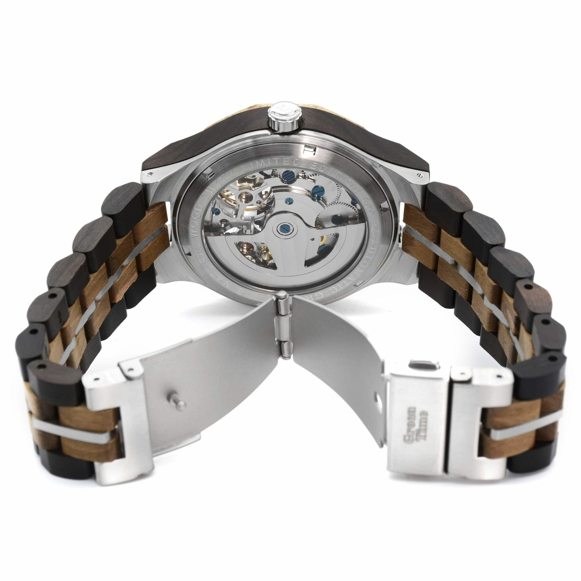 heren houten watch horloges Greentime - wood Duurzame