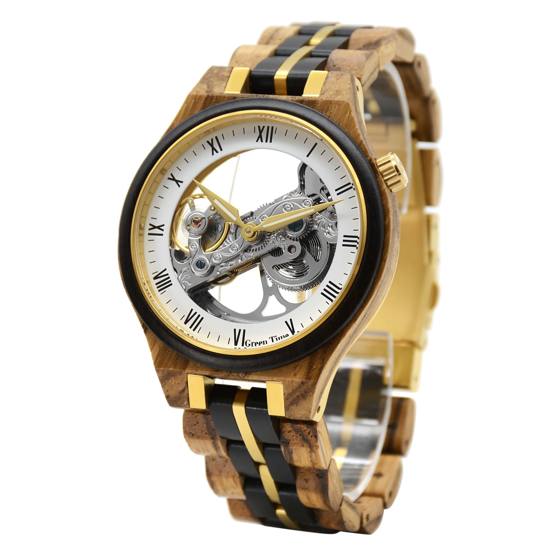 Greentime wood houten Duurzame watch - horloges heren