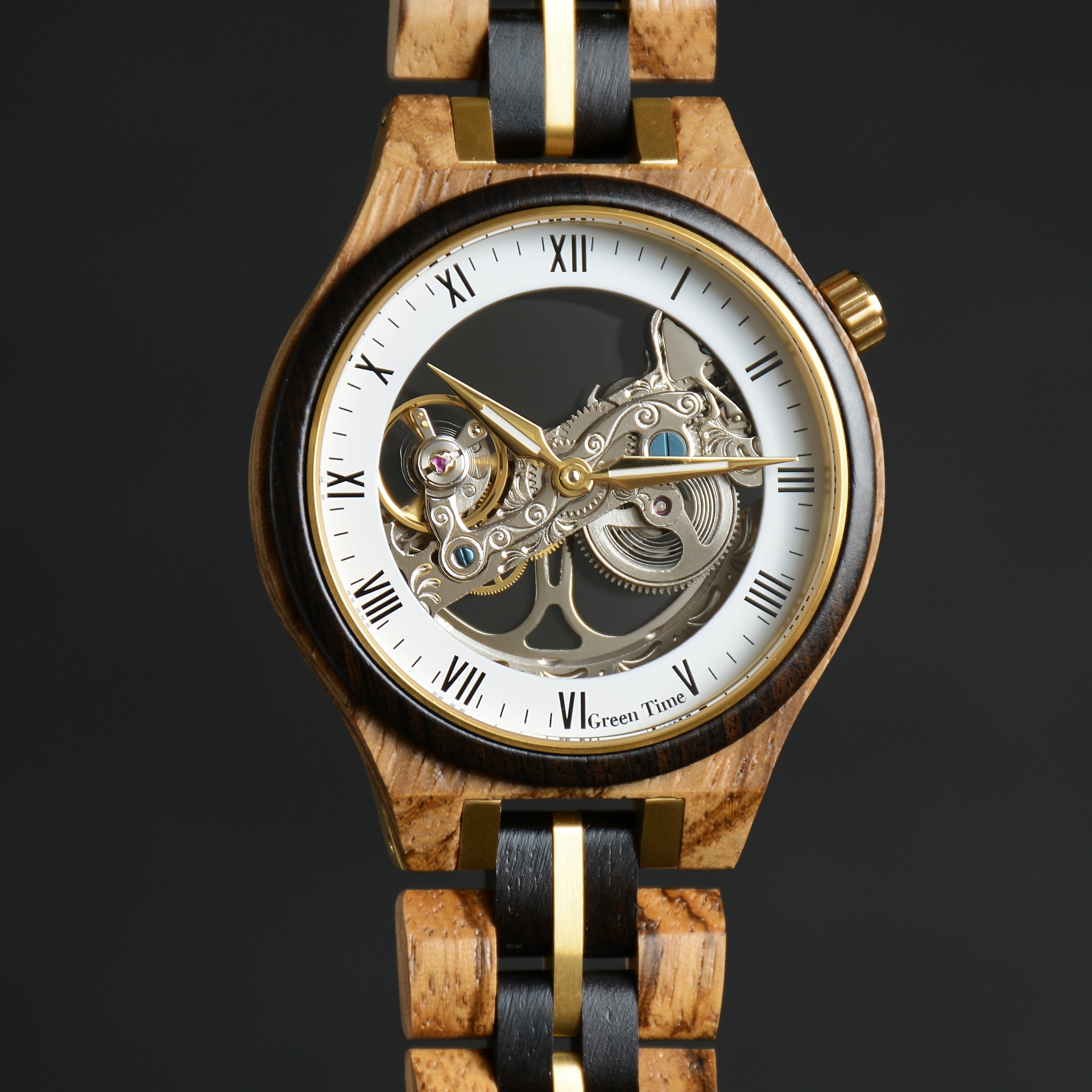 houten Duurzame wood - heren horloges watch Greentime