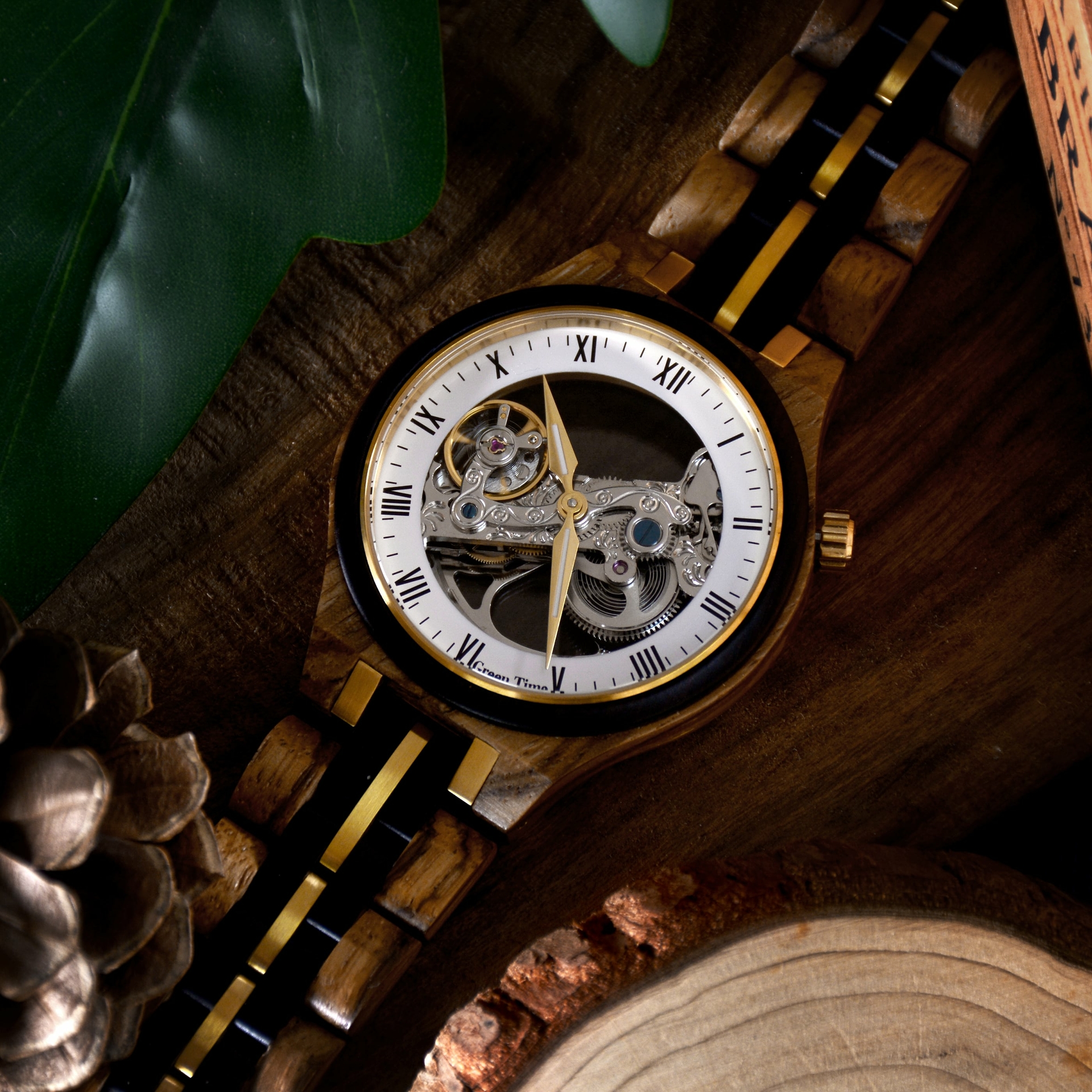 wood Duurzame watch horloges houten - heren Greentime